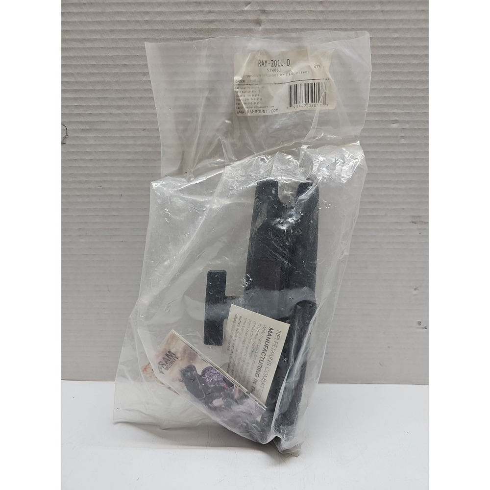 RAM-201U-D RAM Mounts C-Size Double-Socket Long Arm with 1.5-Inch Sockets